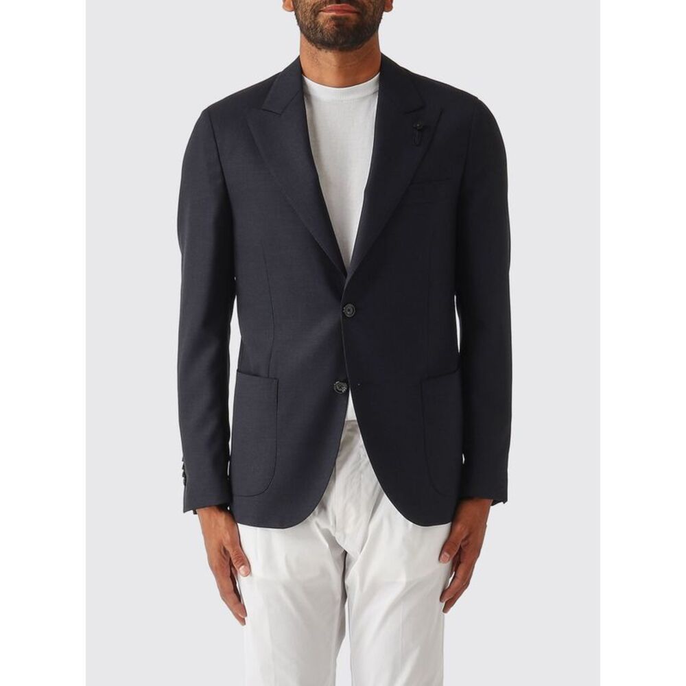 Lardini Jacket Men Navy